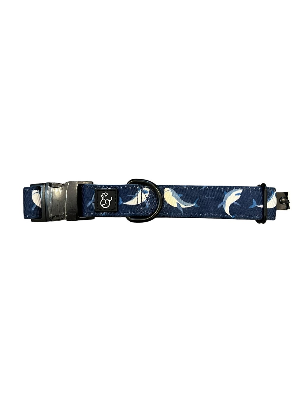 Shark Pattern Dog Collar by Lucy & Co. - Picture 3 of 3